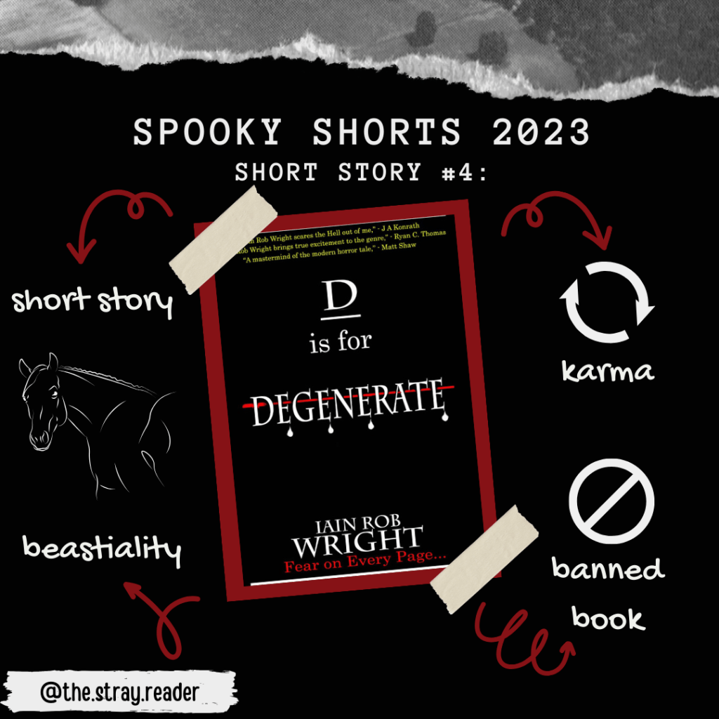 Spooky Shorts 2023 #4: D is for&nbsp;Degenerate